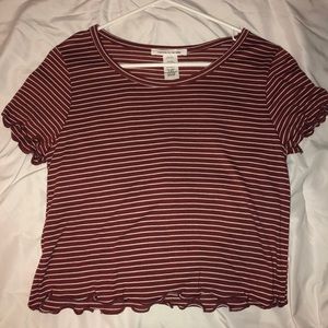 Striped crop top